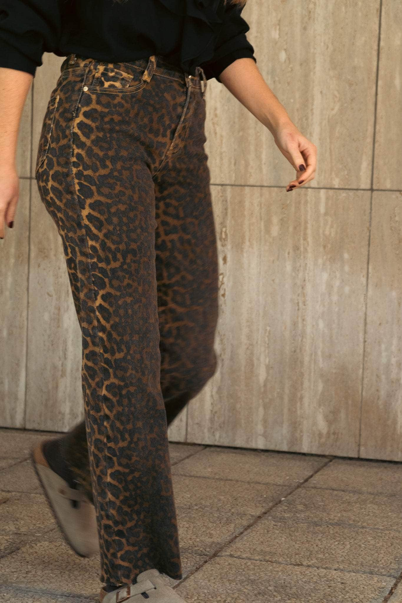 POUMPOUM JEAN LEOPARD