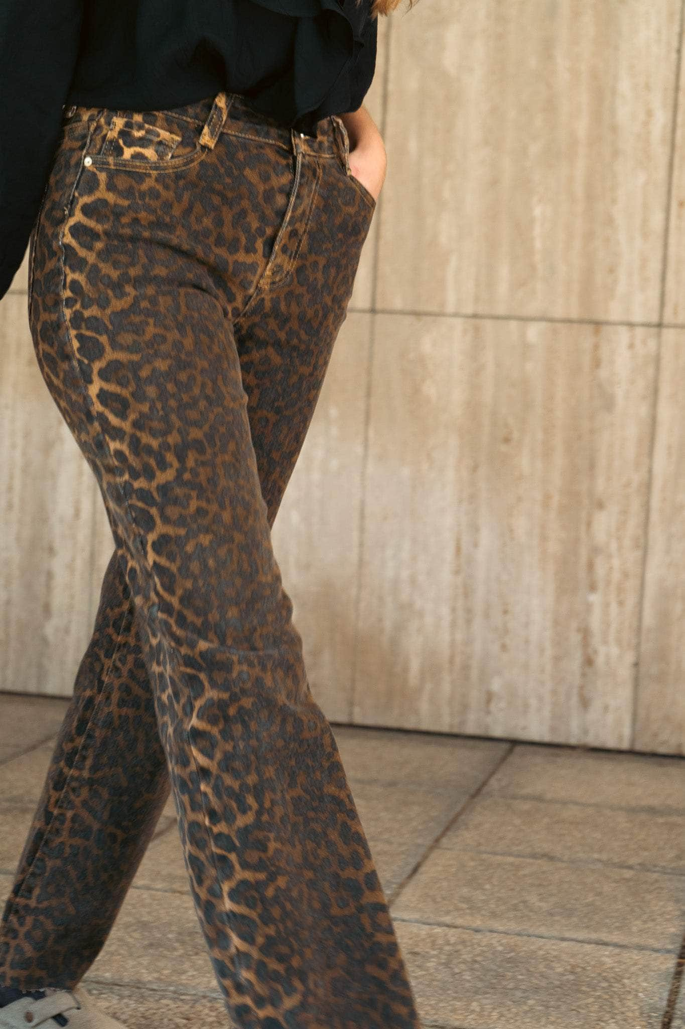 POUMPOUM JEAN LEOPARD