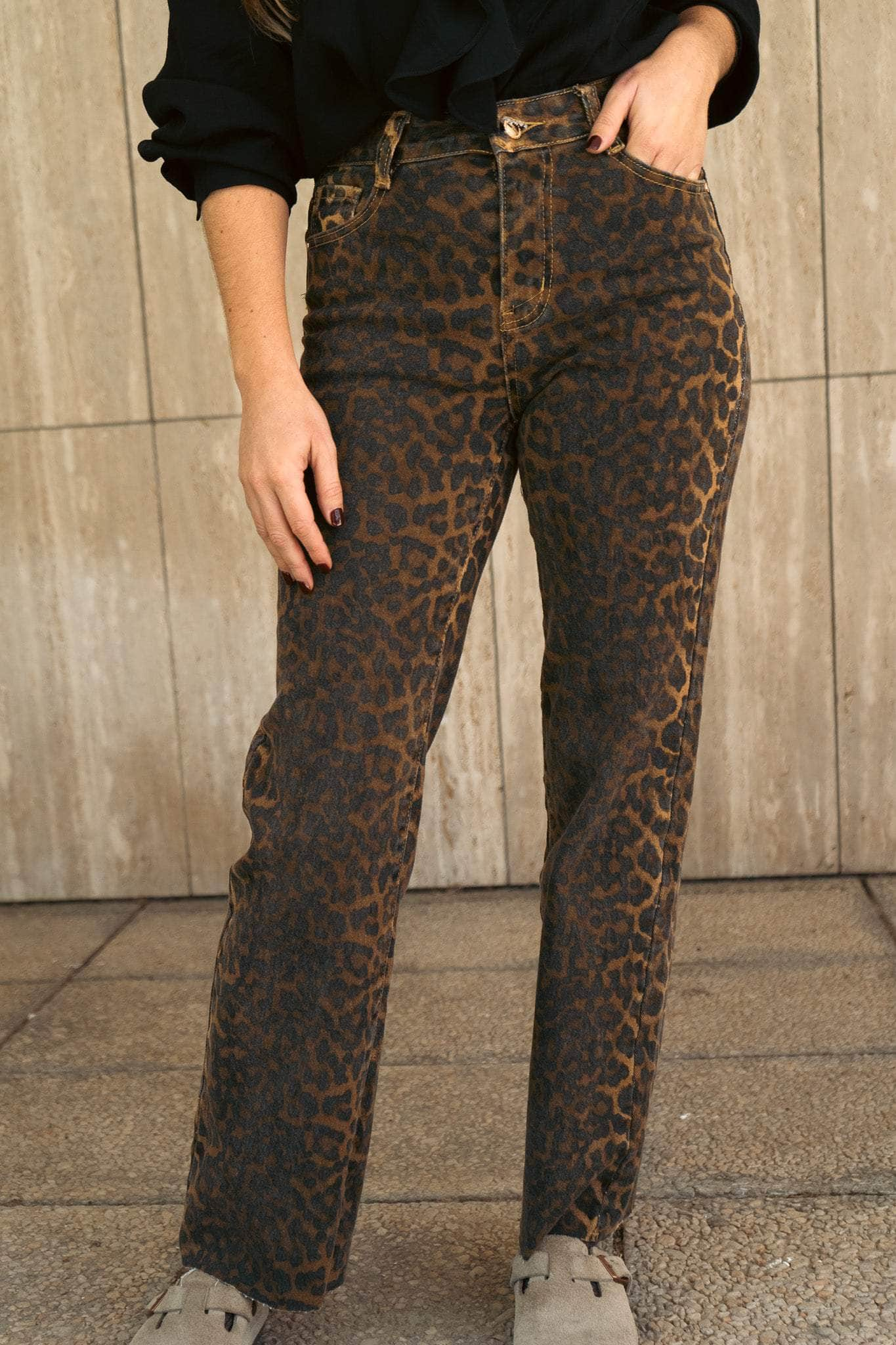 POUMPOUM JEAN LEOPARD